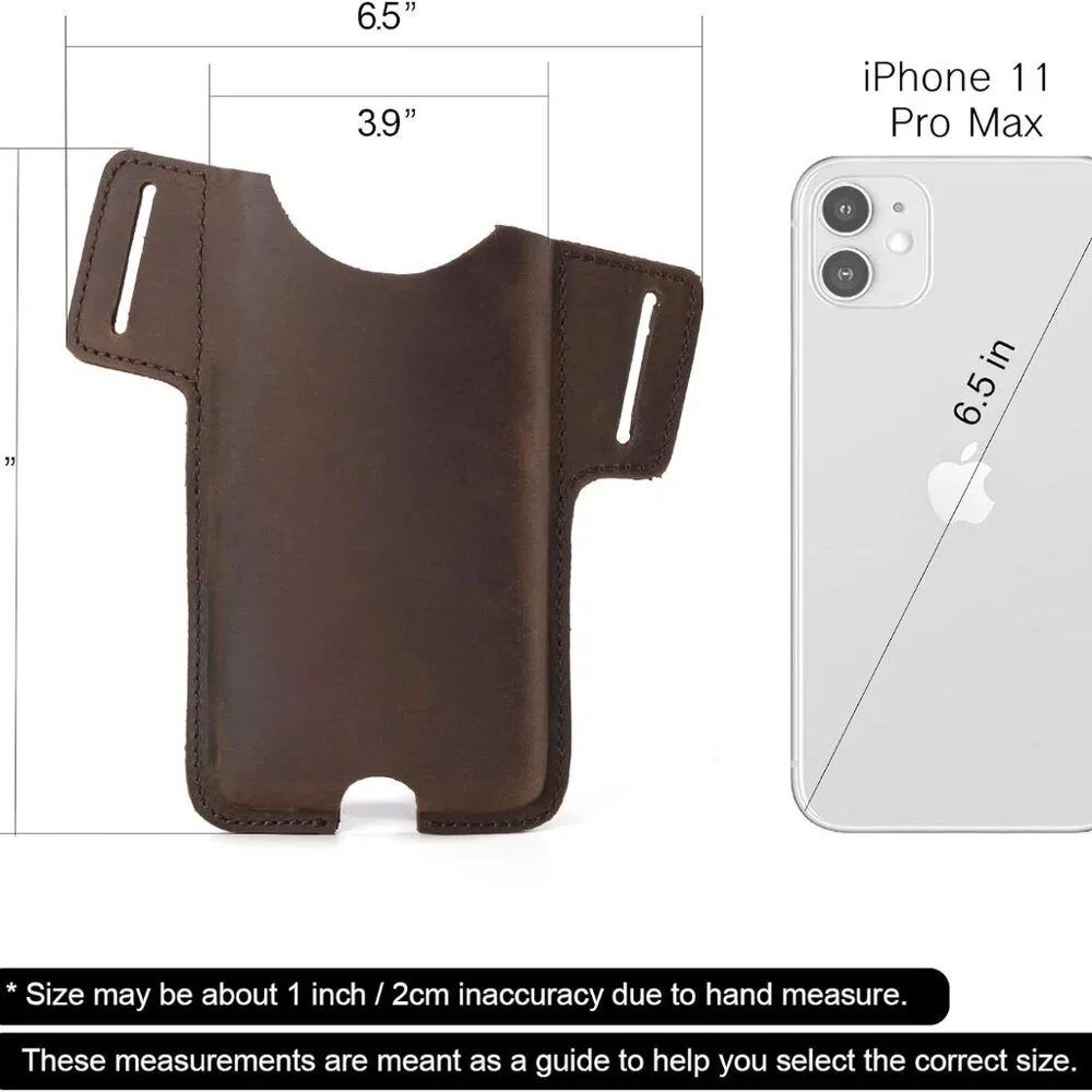 Mens Holster Waist Cellphone Loop Belt Bag Phone Pouch Wallet(1 Pack(Any Color))